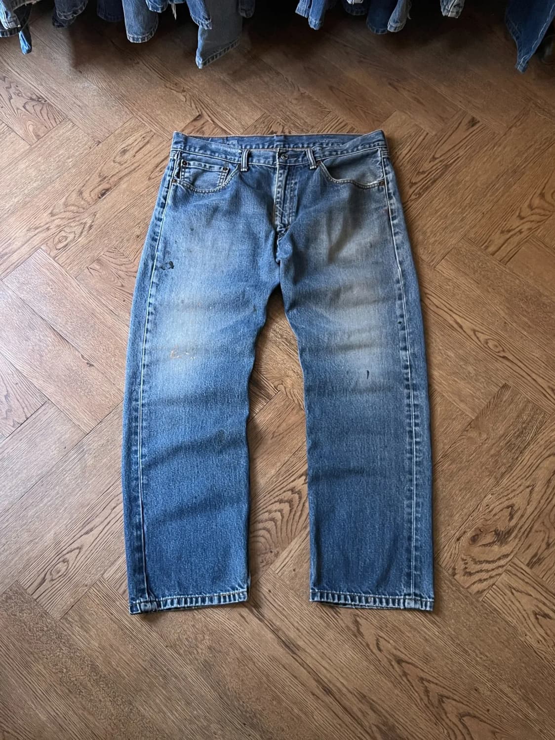 [36]리바이스 505 더티워싱 레귤러 스트레이트 데님 팬츠 상품이미지1