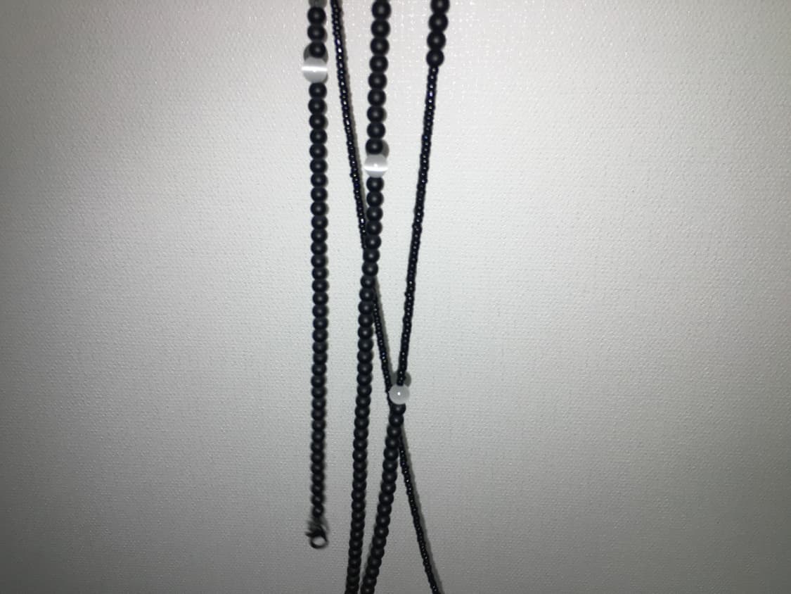 Made 블랙 롱 스카프 목걸이 상품이미지5