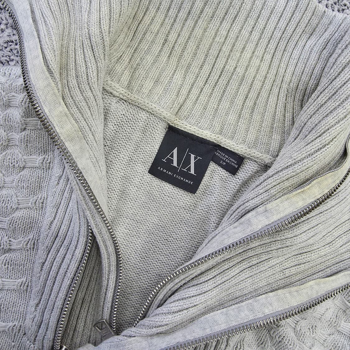 [S/P] 아르마니익스체인지 반집업 니트 0121J 상품이미지3