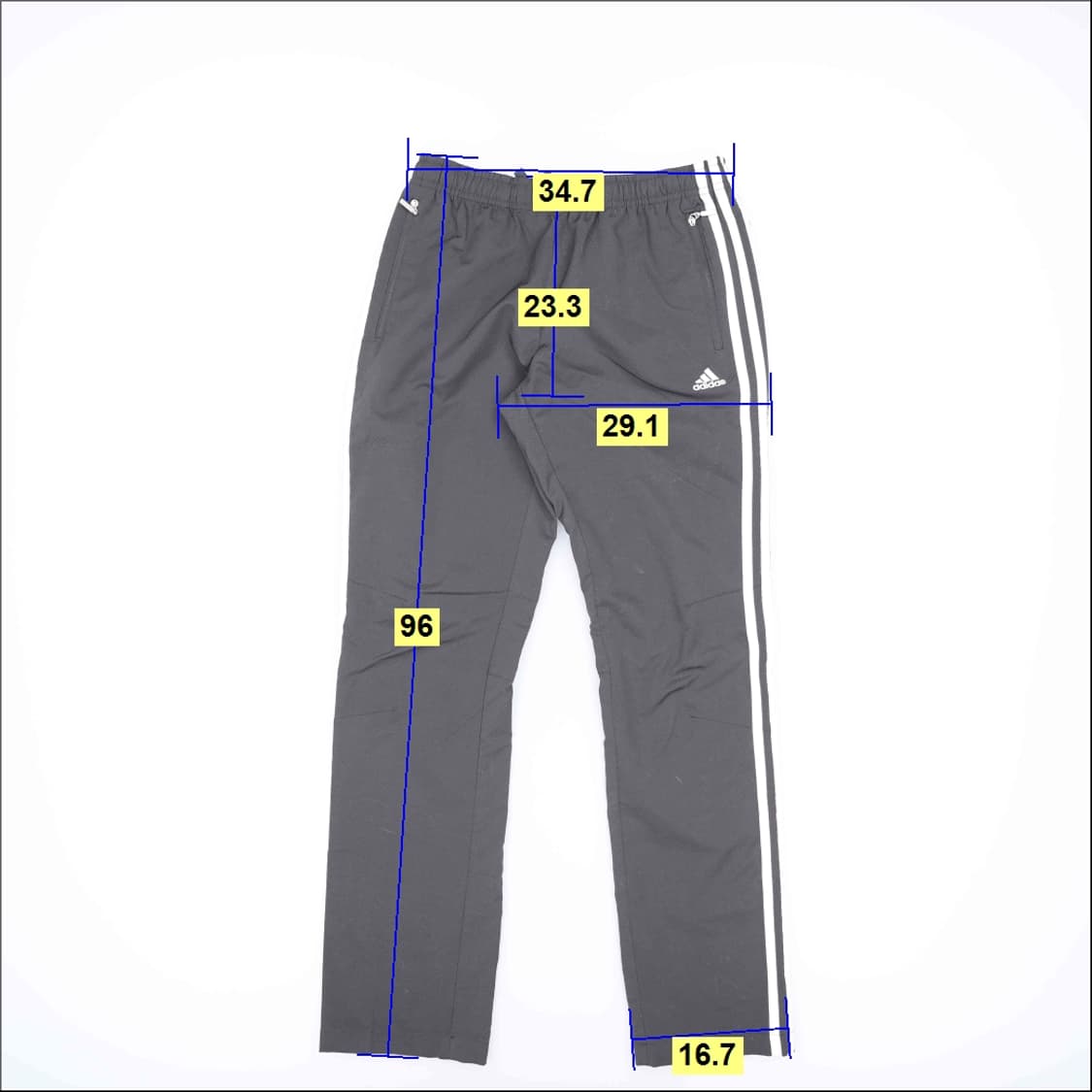 90 아디다스 나일론 트랙 팬츠 0324H1 상품이미지7