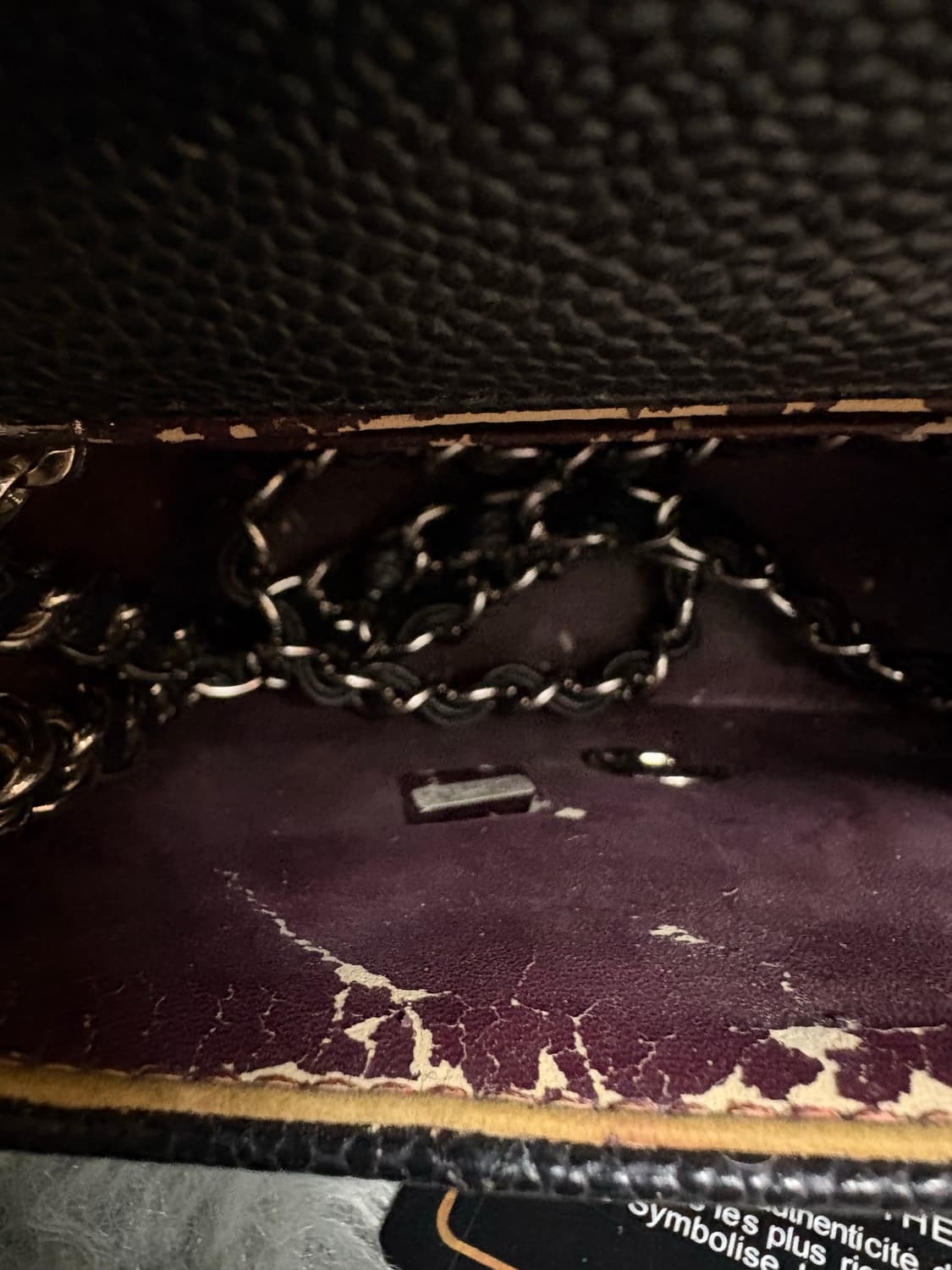 샤넬 클래식 뉴미니 캐비어 은장(17번대) 상품이미지6