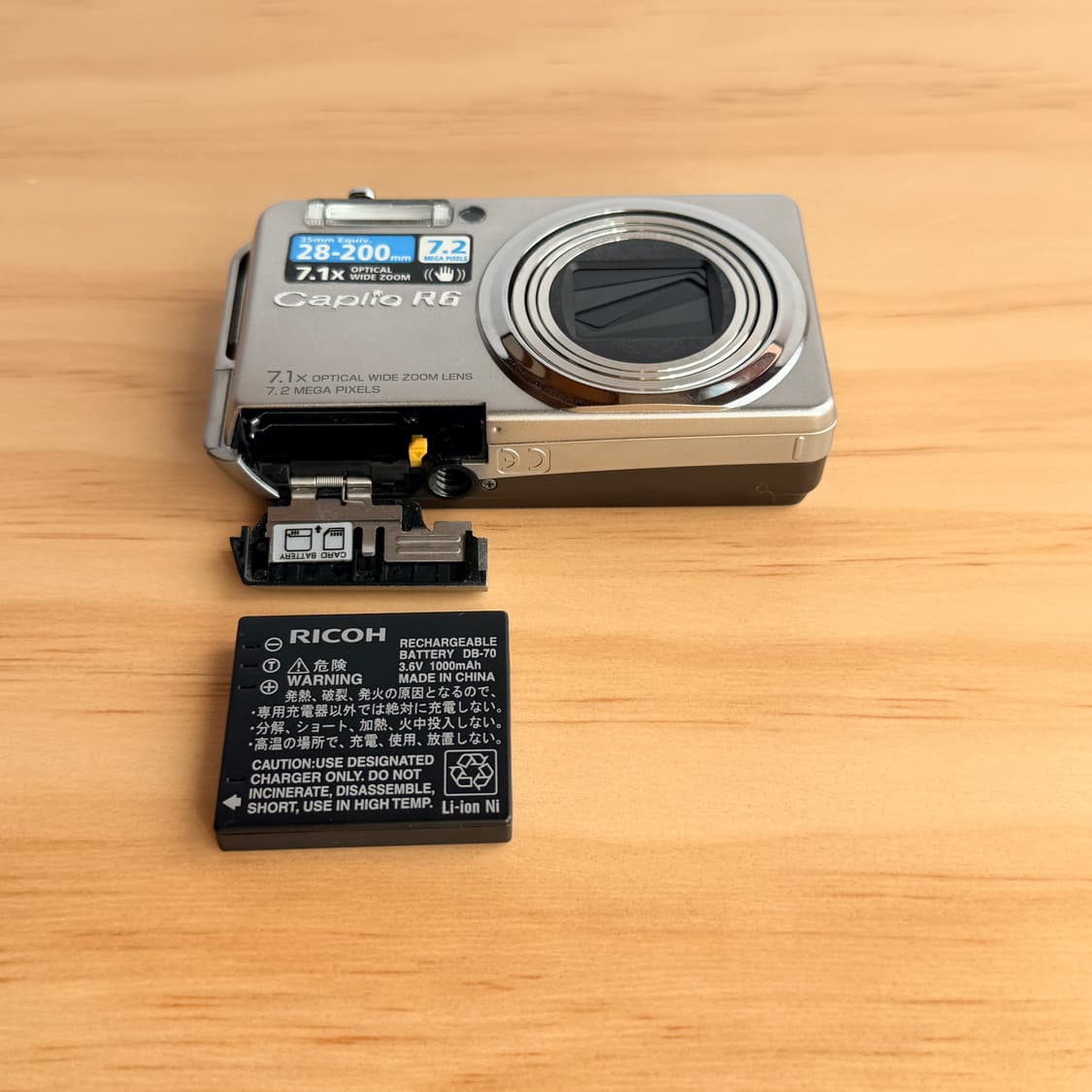 (민트급 / 풀박스 세트)RICOH Caplio R6 실버 빈티지디카 상품이미지6