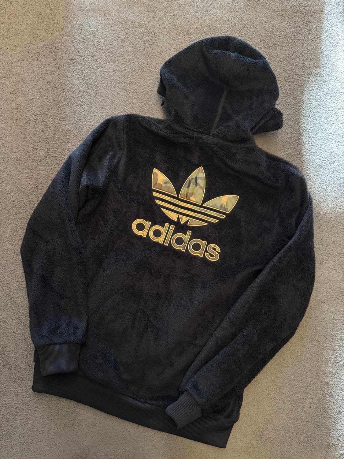 아디다스 빅로고 파이어버드 플리스 후드자켓 처분  상품이미지1