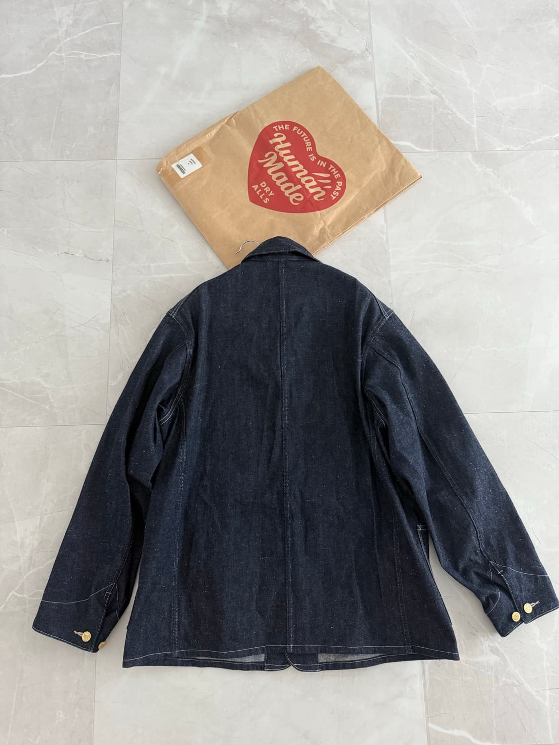 휴먼메이드 데님 커버올 자켓 상품이미지2