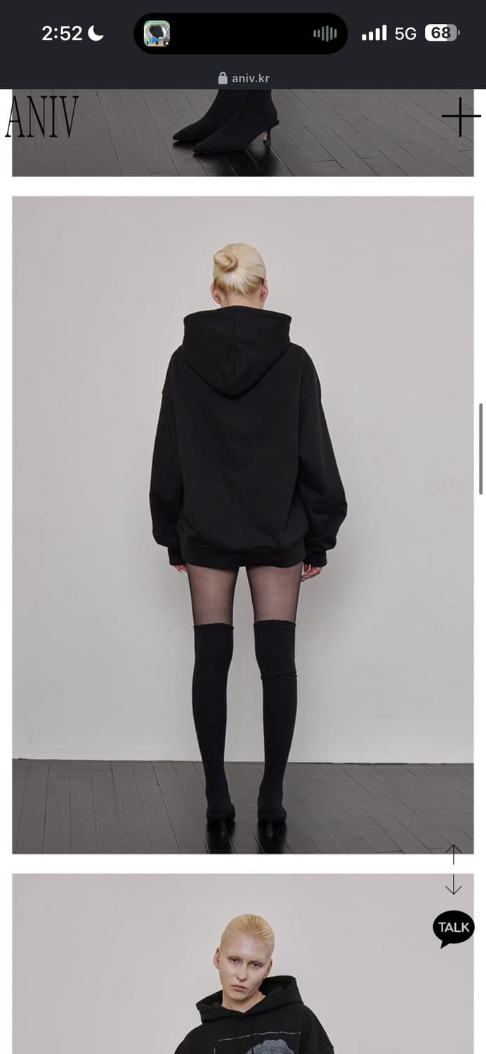 aniv hood t-shirt 상품이미지3