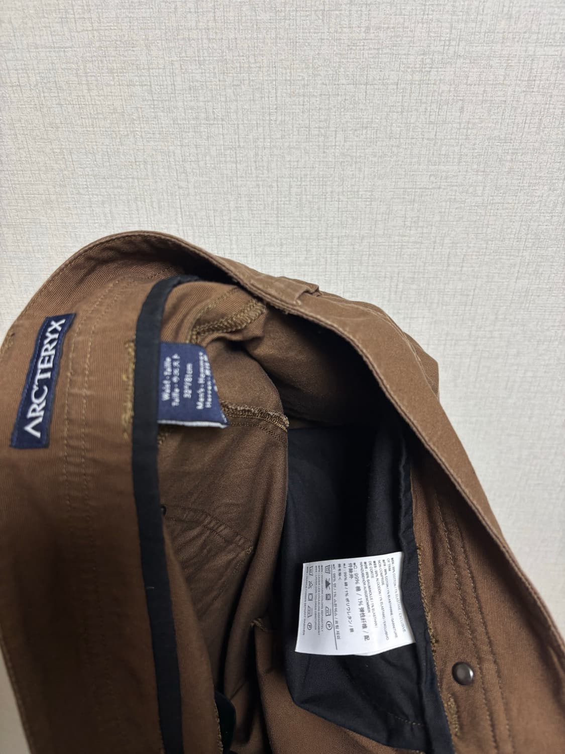 아크테릭스 ARCTERYX 코튼 블렌드 워크팬츠 상품이미지4