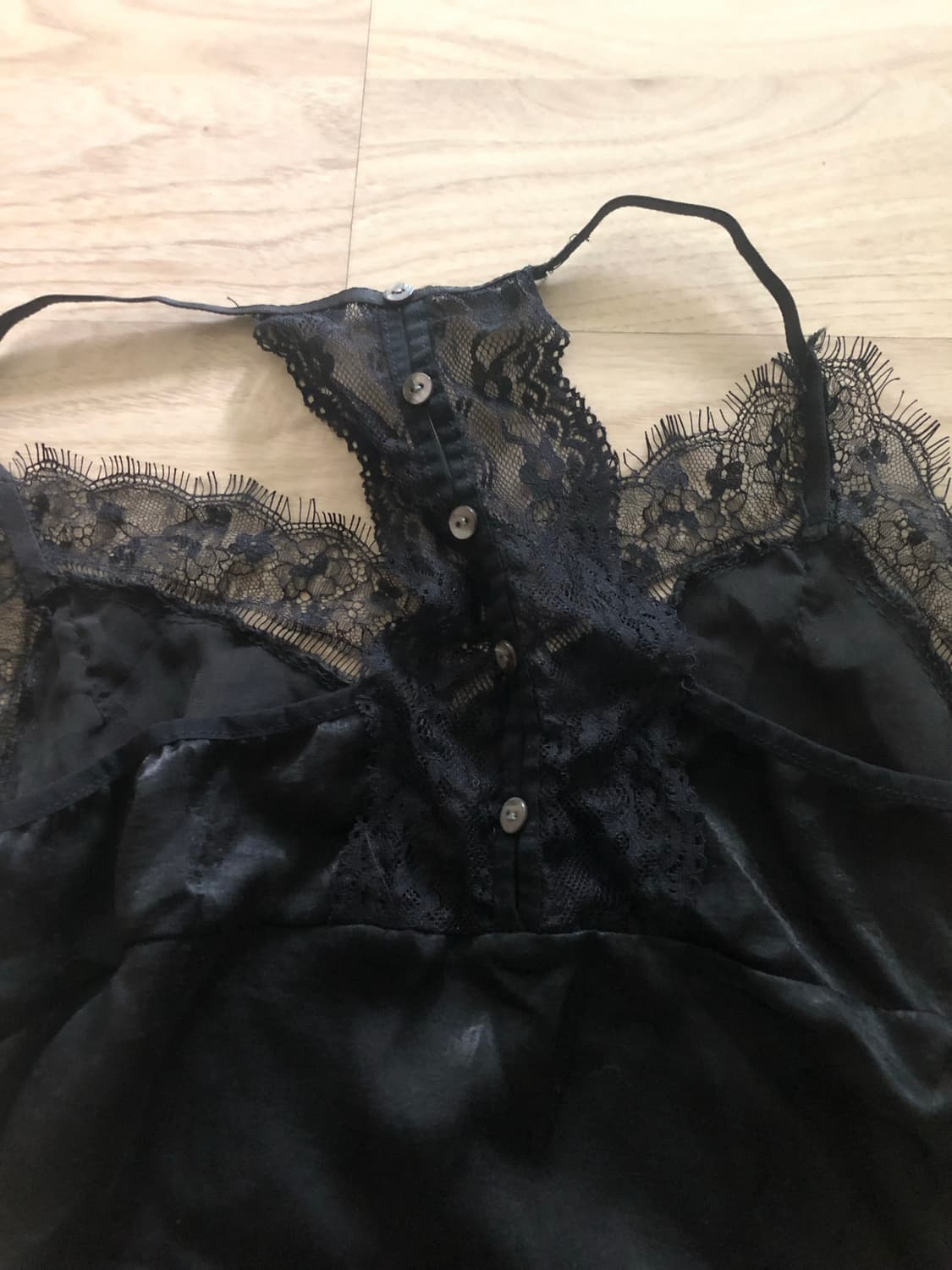 오리엔탈 페어리 블랙 새틴 슬리브리스 상품이미지3