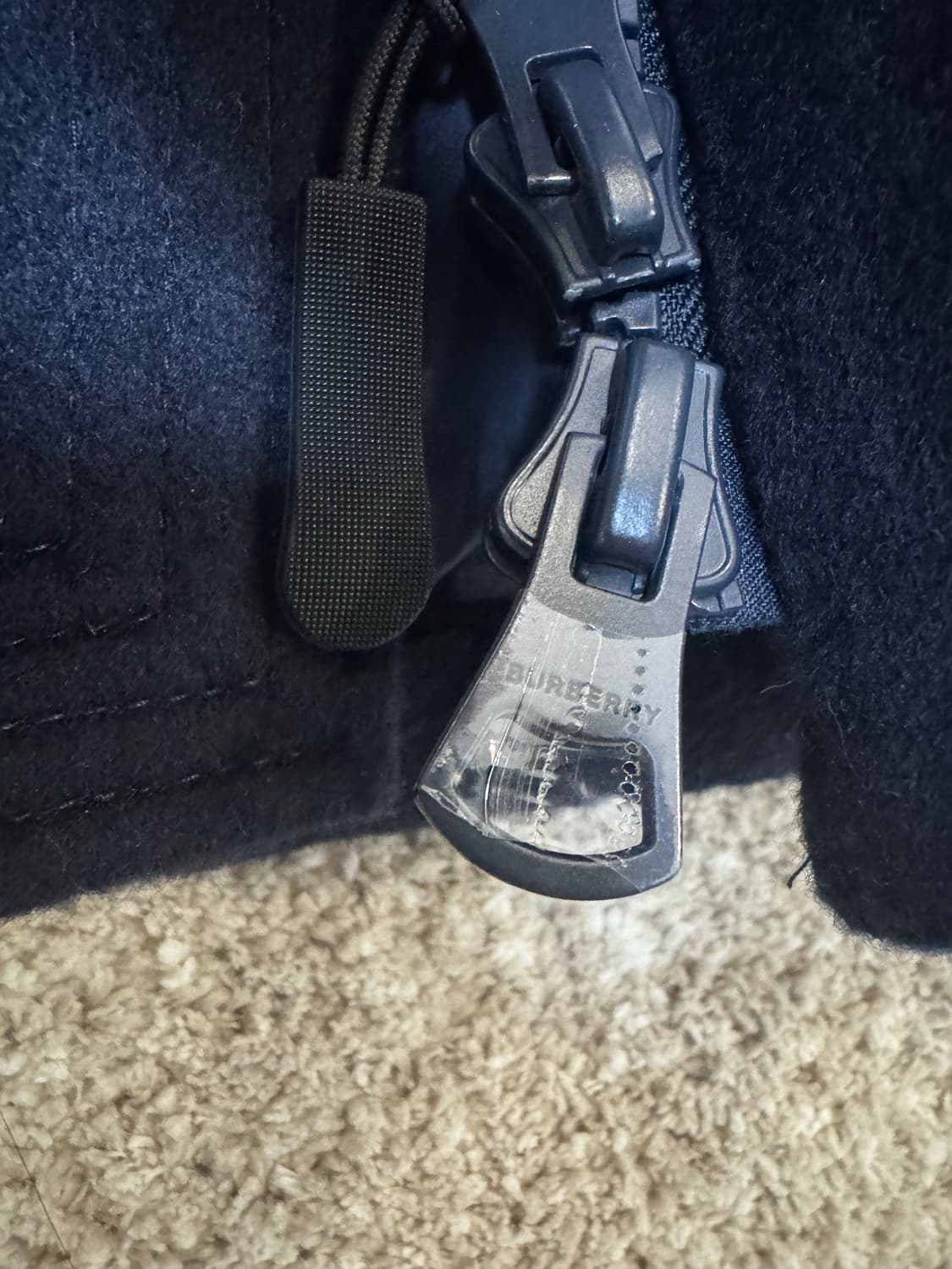 정품 버버리 패딩 자켓 캐시미어 새것 상품이미지5