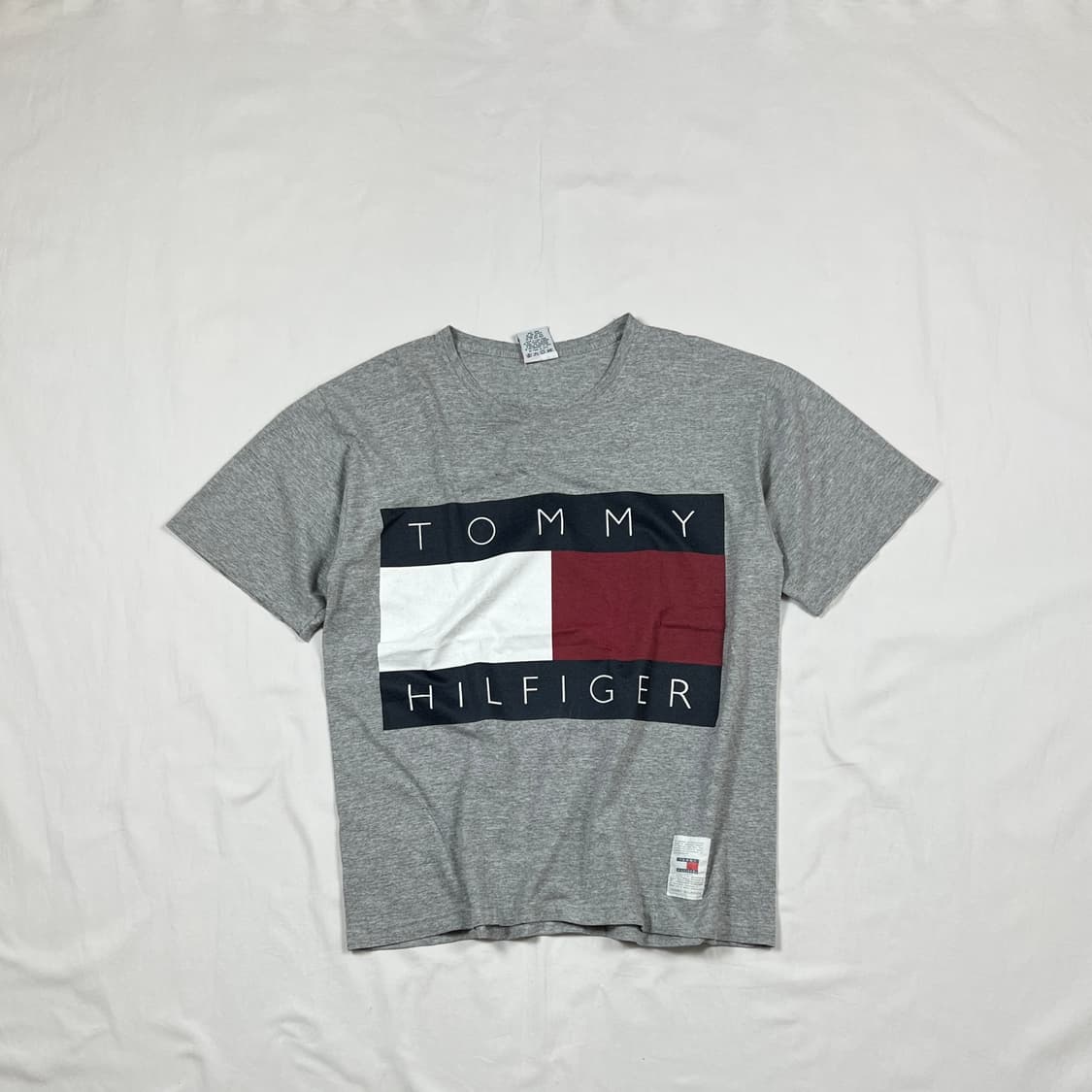 90‘s 타미힐피거 tommy hilfiger 빅플래그 반팔티 상품이미지1