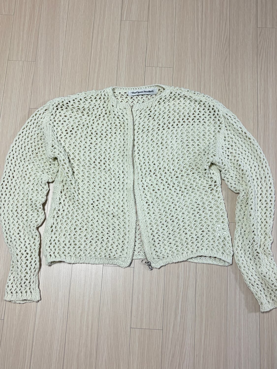 오픈와이와이 그물망 가디건 상품이미지1