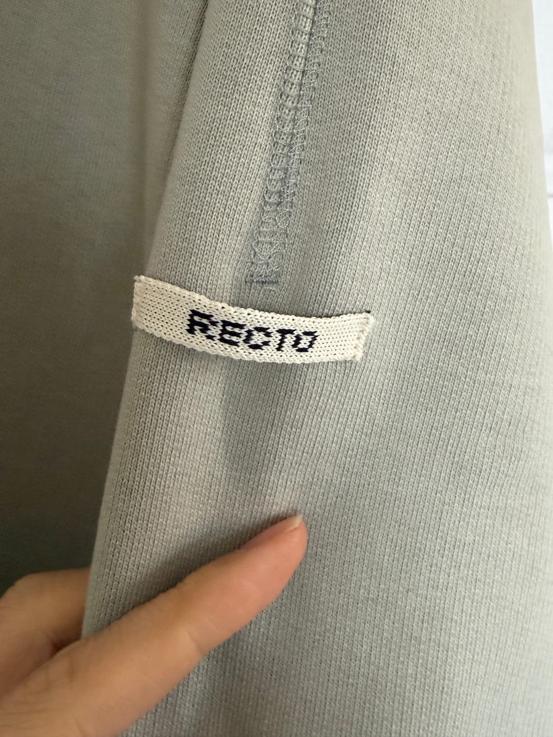 렉토 로우엣지 칼라 하프집업(그레이시카키) 상품이미지4