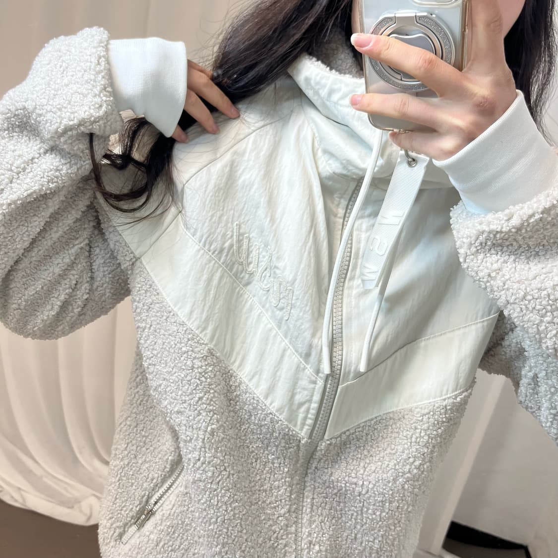 Nike NSW White Windrunner Fleece 상품이미지3