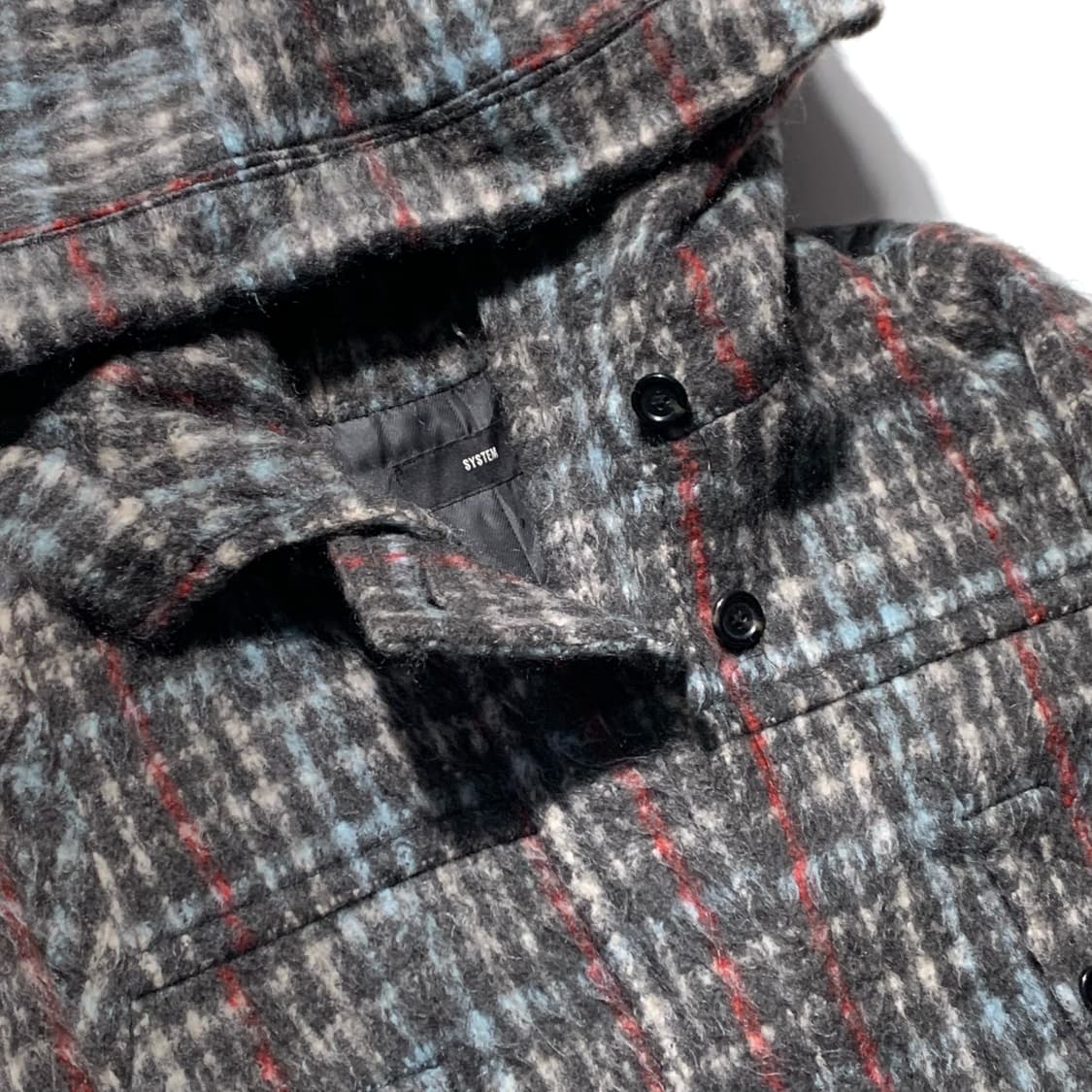 시스템 여성 모 코트 상품이미지3