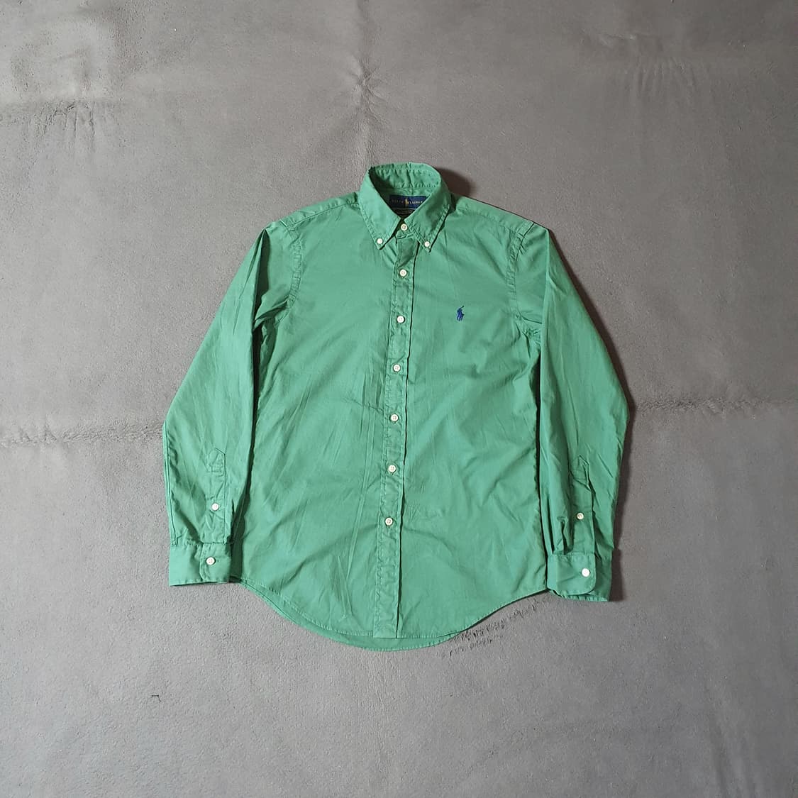 폴로 클래식핏 가먼트다이 트윌 셔츠 xs 상품이미지4