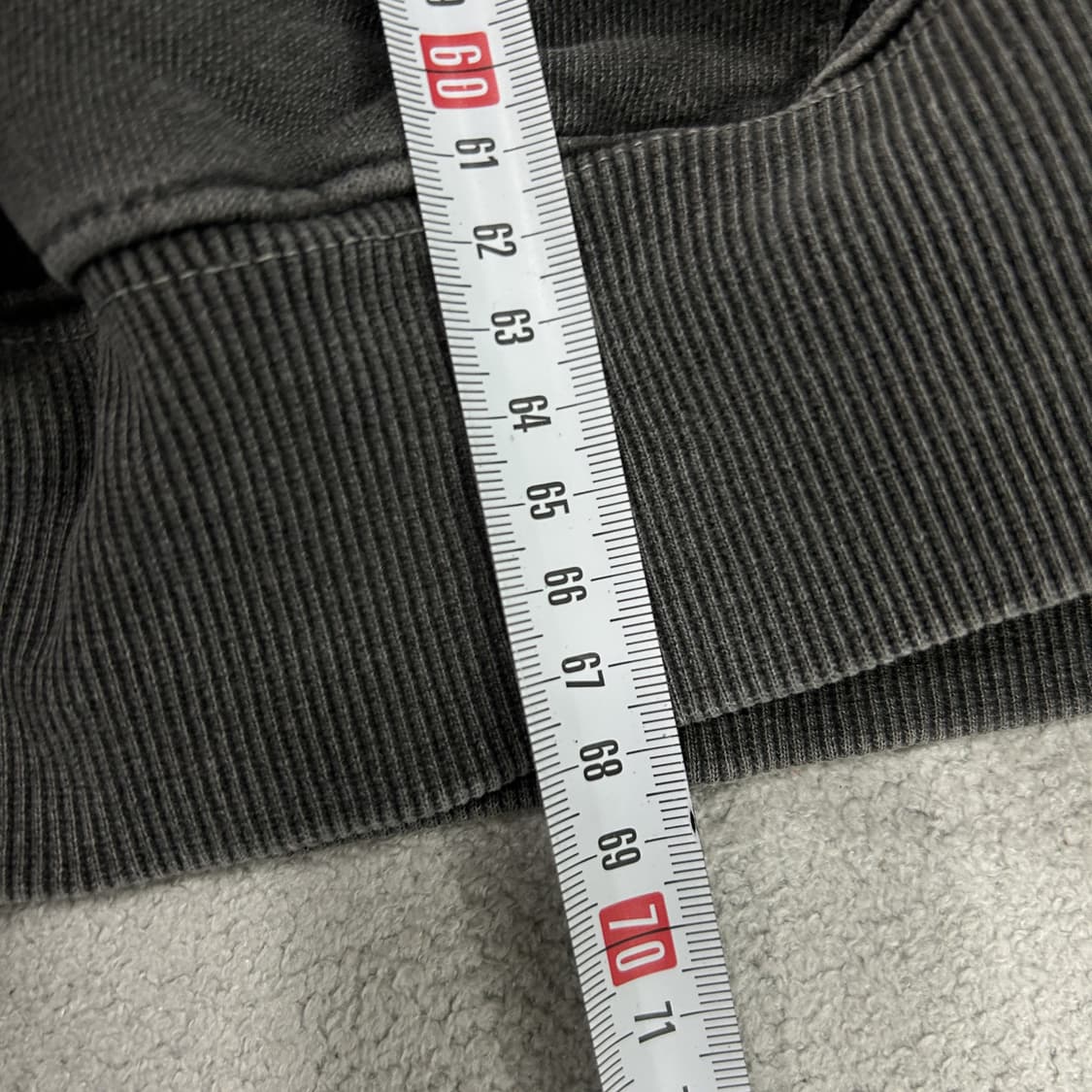 트레블 후드집업 차콜 그레이 XL 상품이미지5