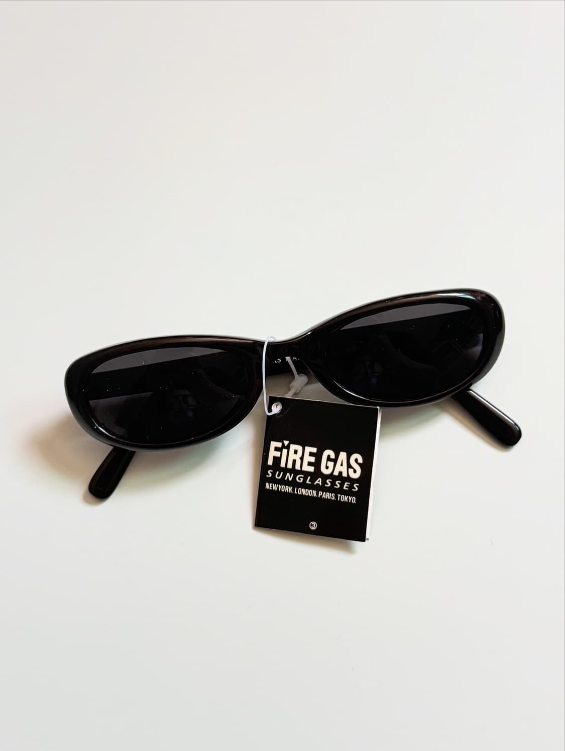 90s FIRE GAS 블랙 볼드 스퀘어 빈티지 데드스탁 선글라스 상품이미지1