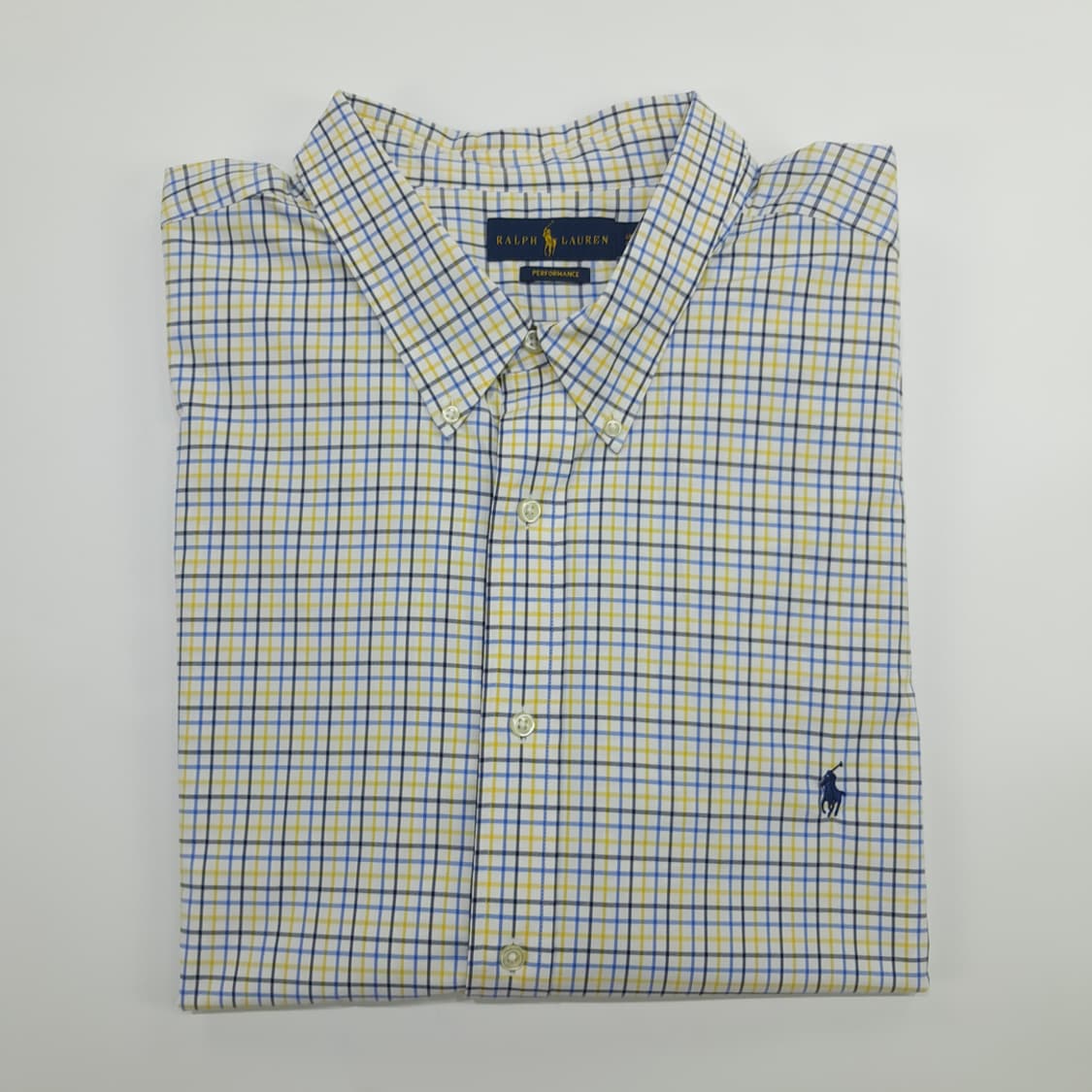 Co668 4XL Big 폴로 랄프로렌 멀티 윈도우페인 QR 긴팔 셔츠 상품이미지10