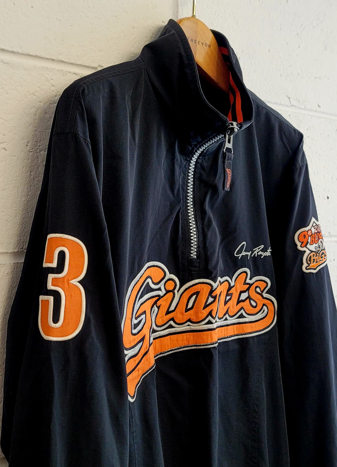 롯데자이언츠 봄.가을 올드 제리로이스터 아노락자켓(바람막이 점퍼) 판매 상품이미지6