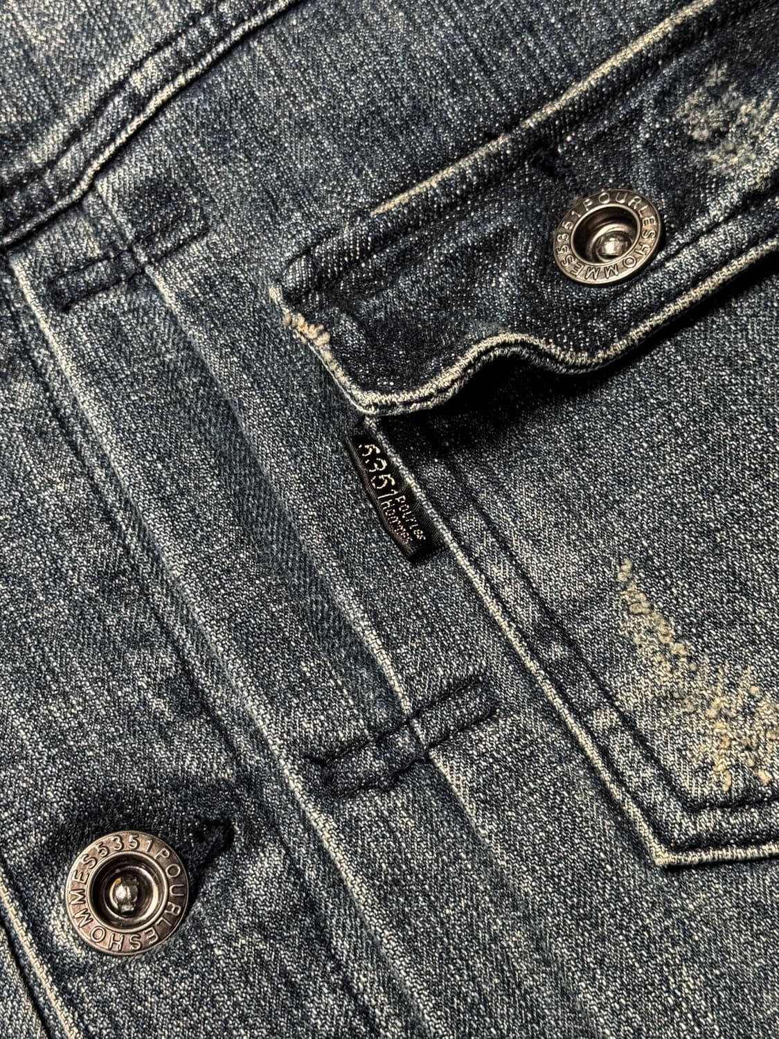 5351 POUR LES HOMMES – Washed Denim Jack 상품이미지8