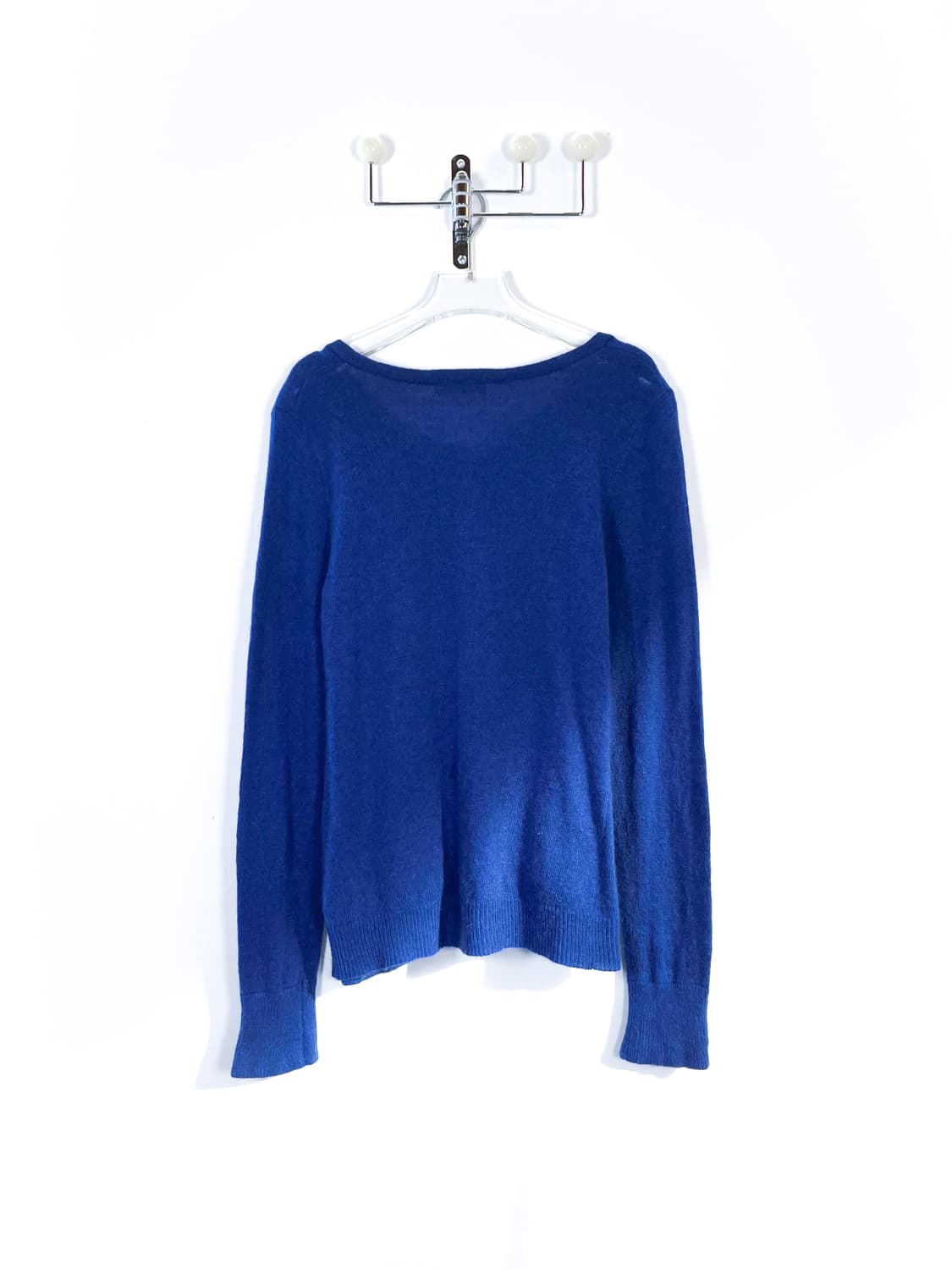 빈티지 블루 울 블렌드 가디건 상품이미지8