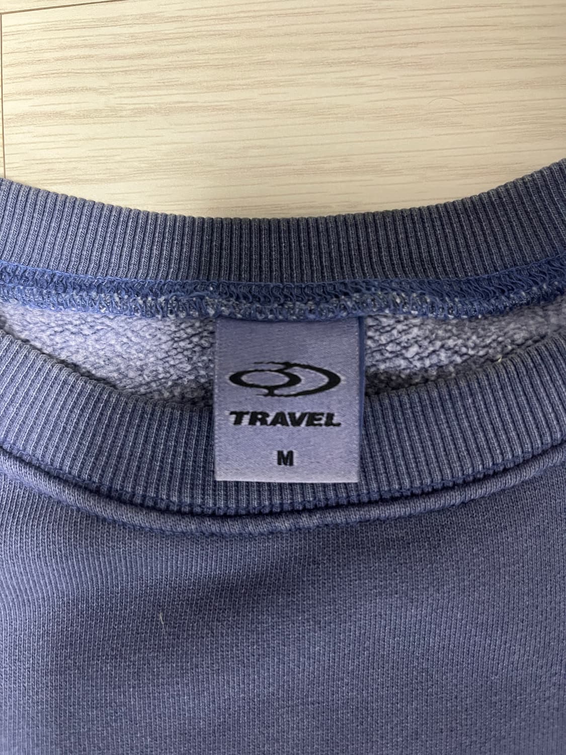 트래블 맨투맨 블루 상품이미지2