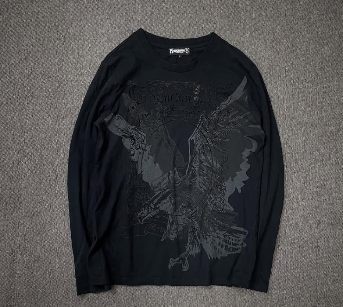 Buckaroo eagle printing navy long sleeve 상품이미지1