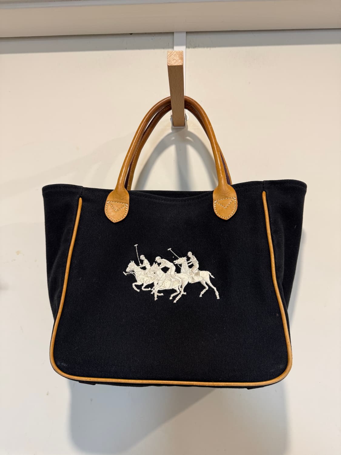 폴로 랄프로렌 캔버스 토트백 상품이미지1