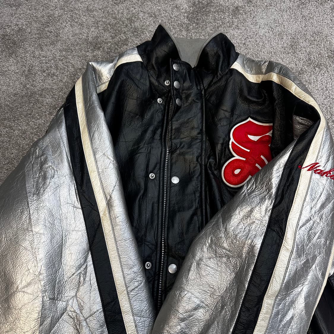 미즈노 블랙/실버 올드스쿨 바시티 자ㅅXL 상품이미지4