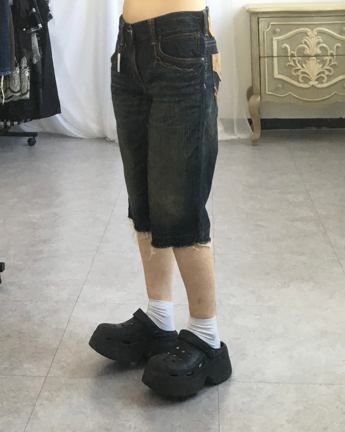 Edwin half denim pants 상품이미지6