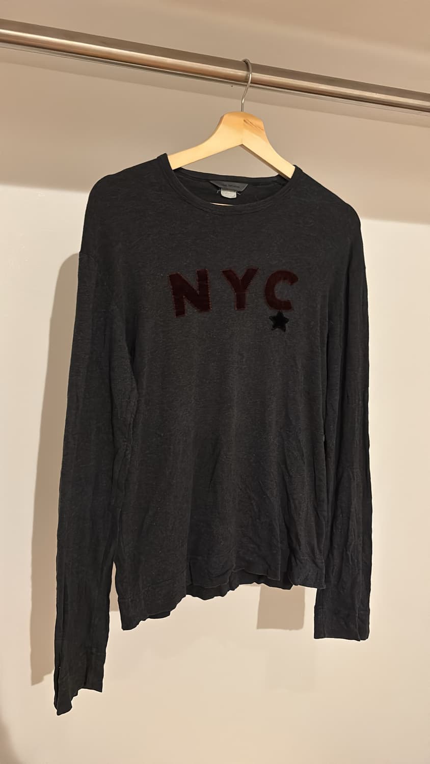 ’NYC‘ Velvet Stitch Longsleeve 상품이미지2