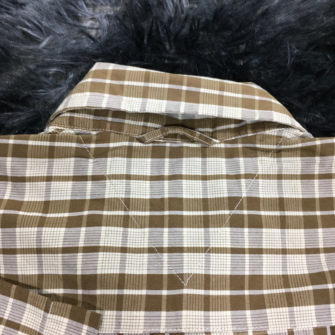 투티/A10 TOMMY HILFIGER 체크 셔츠 브라운 패턴 아메카지 상품이미지6