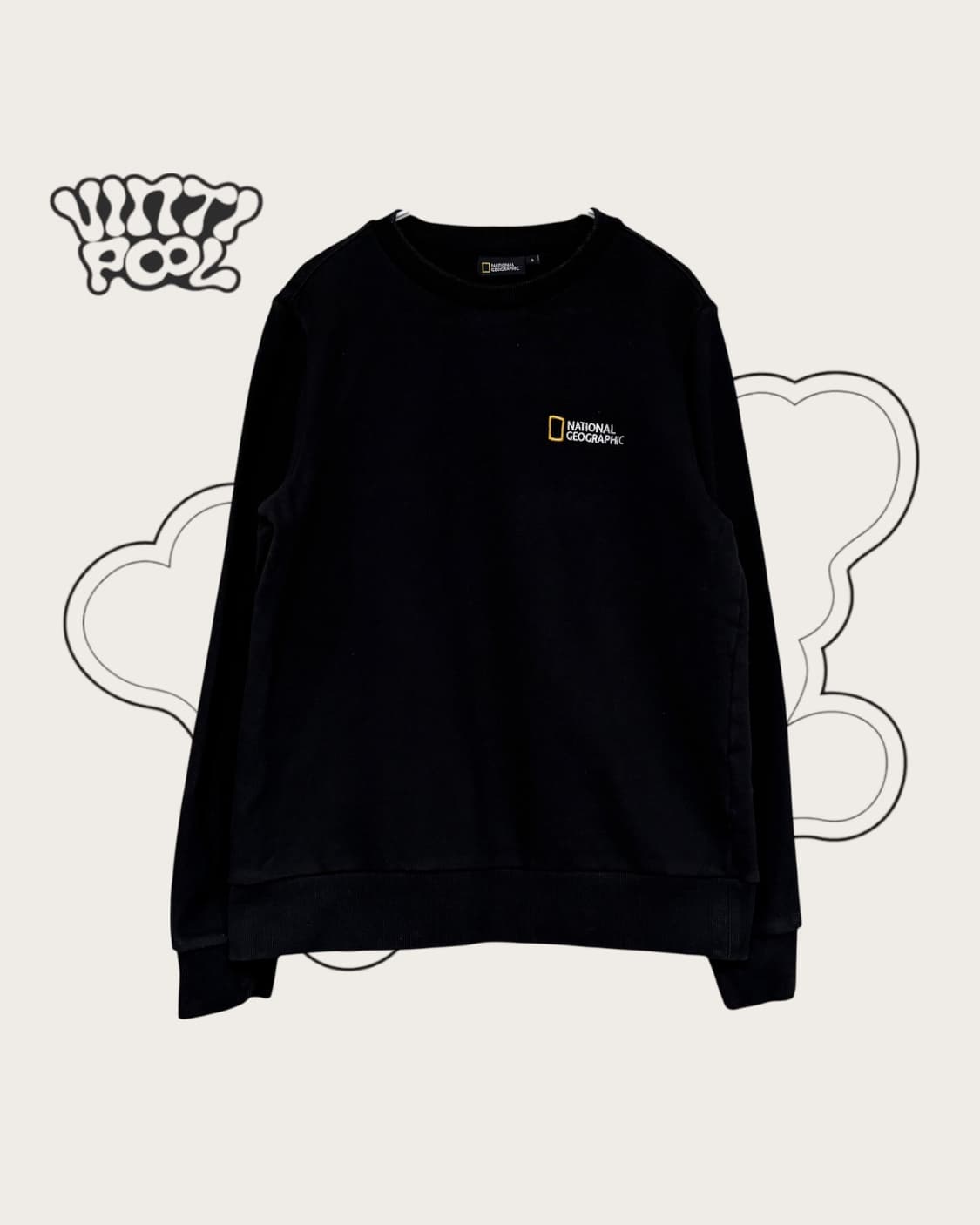 내셔널지오그래픽 스몰로고 라운드 맨투맨 S (w) 상품이미지1