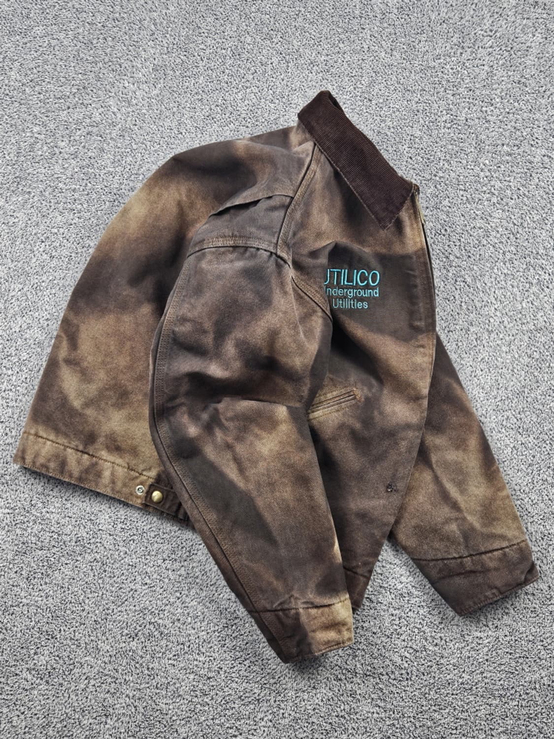 칼하트 다잉 워시드 커스텀 디트로이트 워크 자켓 (본문참조)/ 10319 상품이미지4