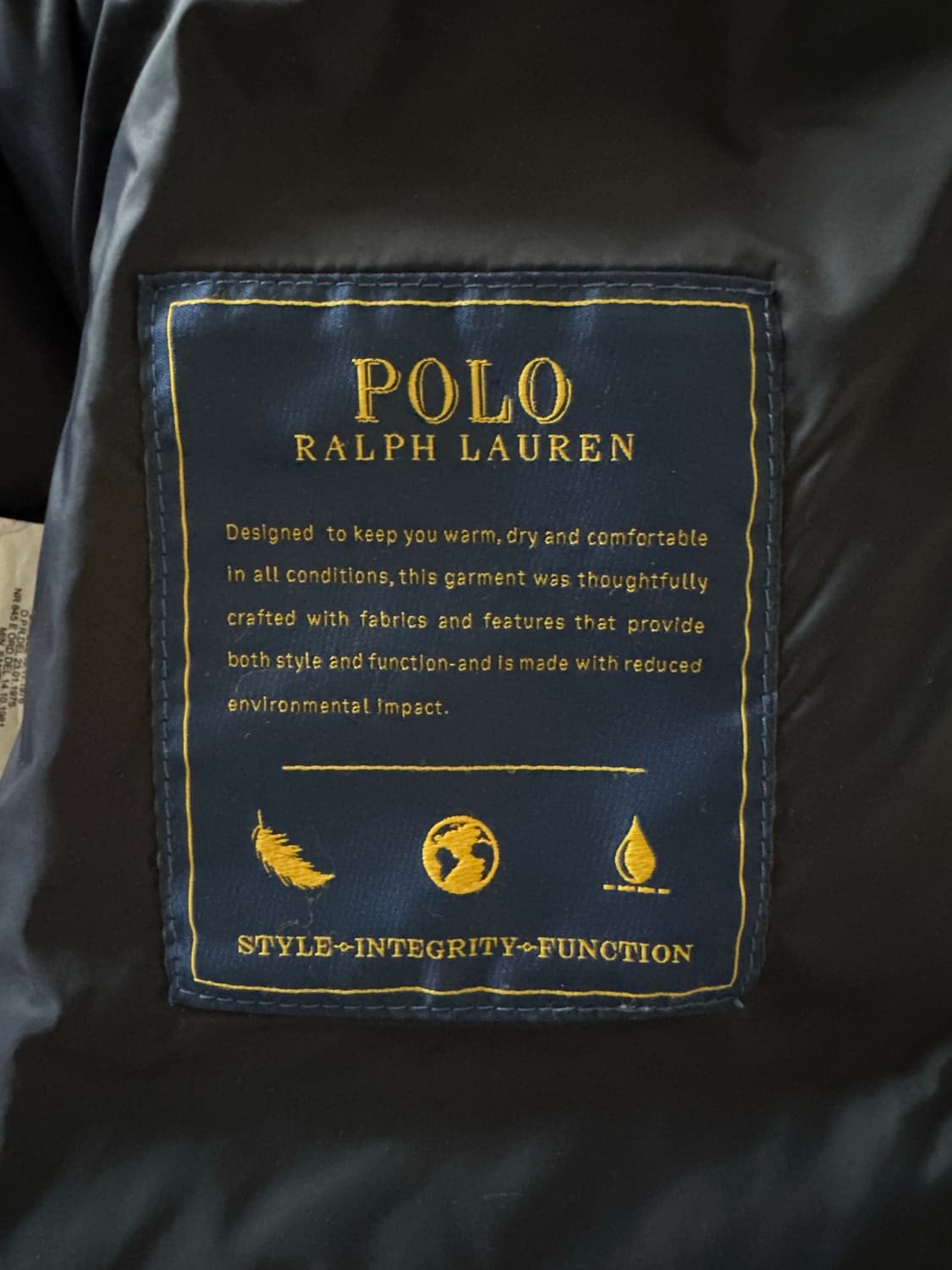 폴로 랄프로렌 고햄 패딩 XS 상품이미지3