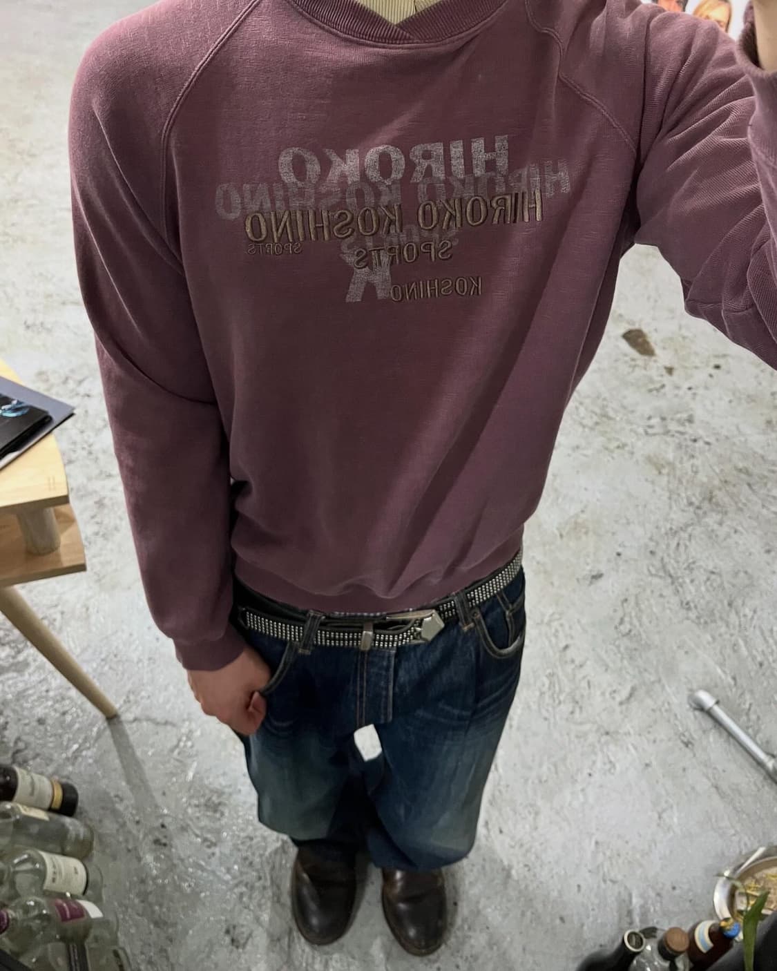 Hiroko Koshino raglan sweat 상품이미지2