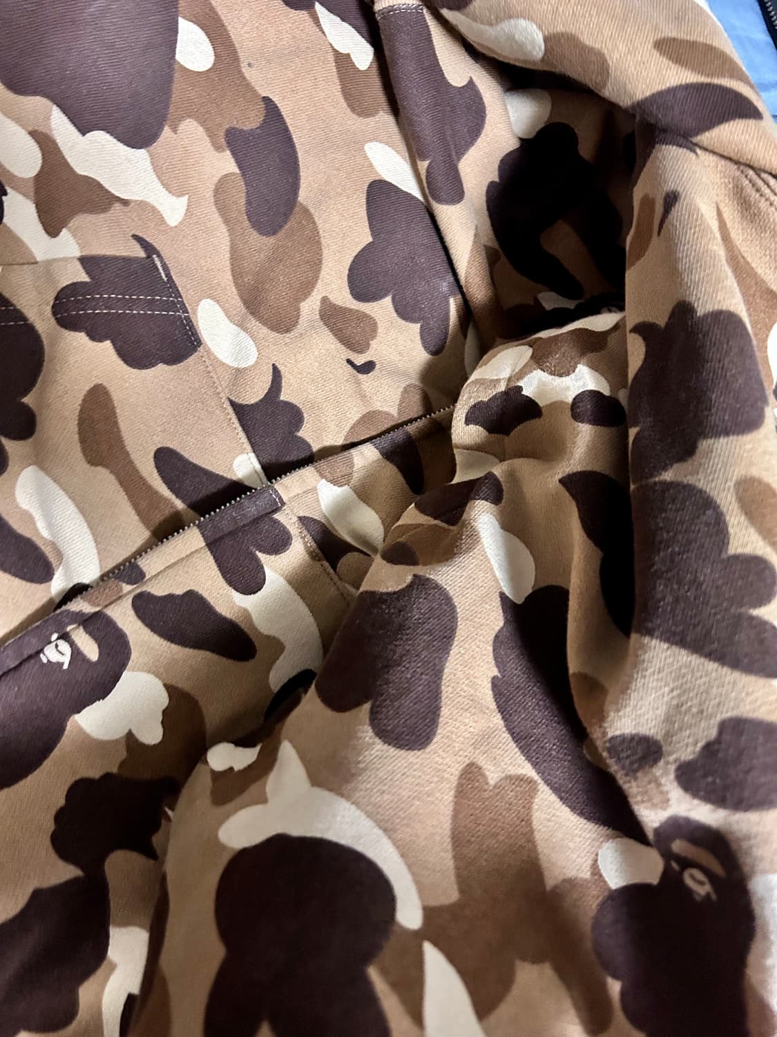 베이프 OG nigo 06AW 갈계 카모 베스트 후드집업 L  상품이미지2