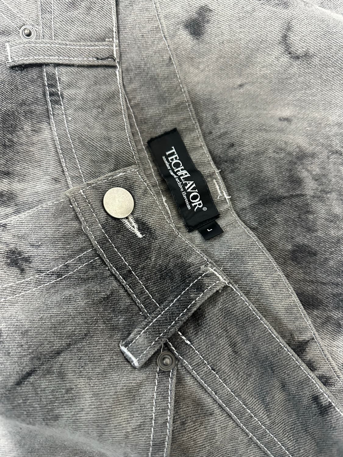 테크플레이버 플레이버리즘 타이다이 팬츠 GREY M사이즈 상품이미지6