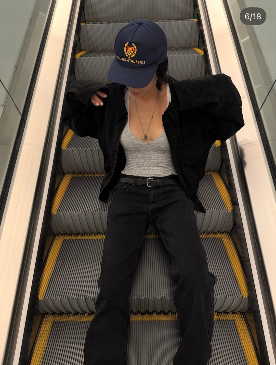 글로니(glowny) 제인진 JANE JEANS BLACK 블랙 S 상품이미지2
