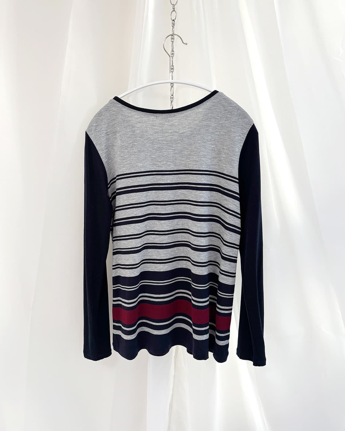ensuite modified striped long sleeve top 상품이미지4