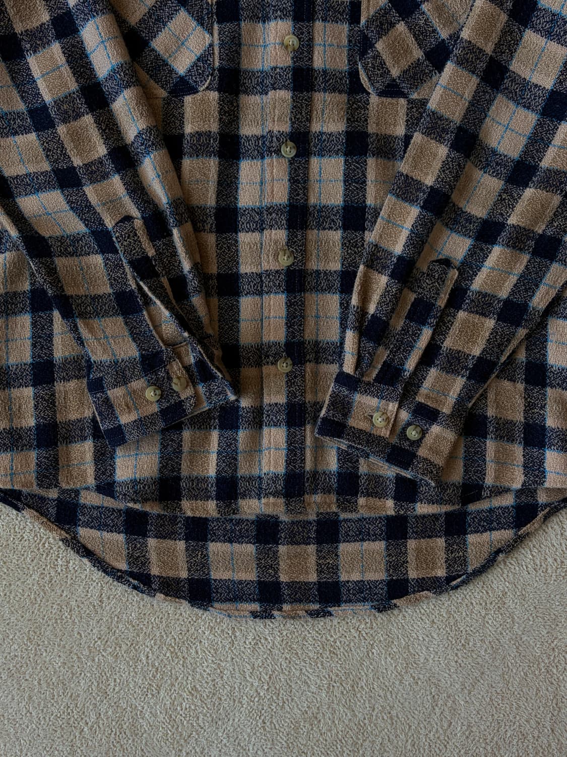 90s JAPAN 유니클로 체크 셔츠 상품이미지7