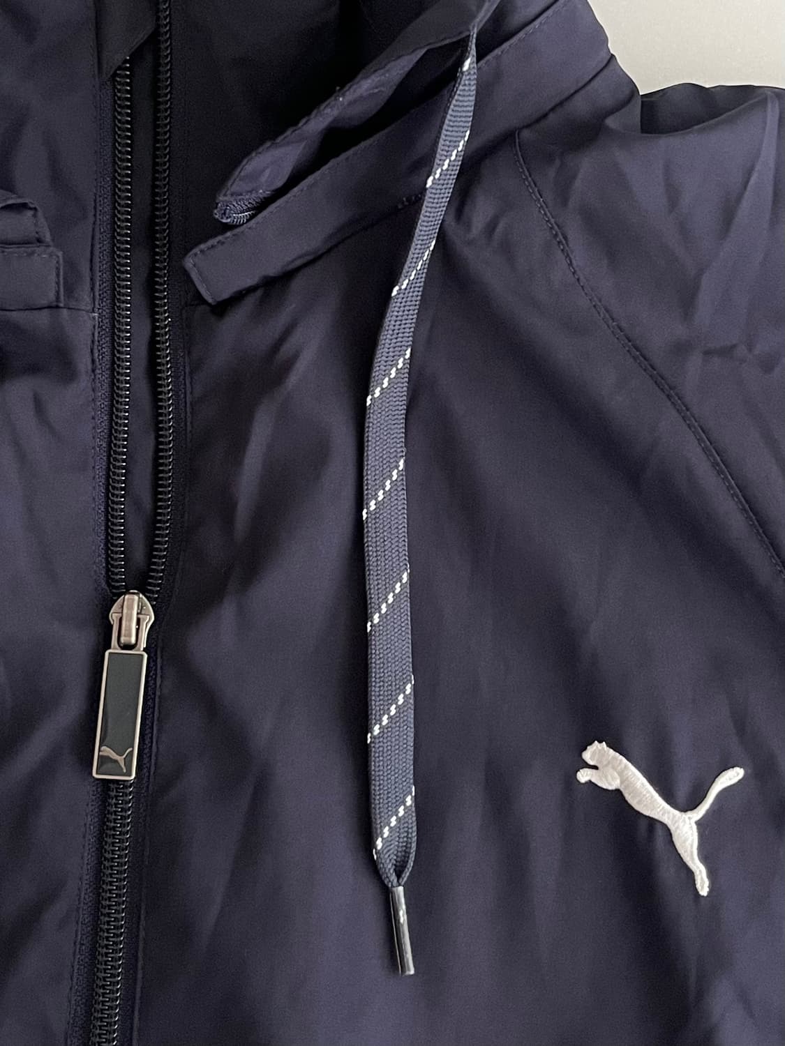 L) 푸마 PUMA 올드스쿨 바람막이 자켓 네이비 상품이미지7
