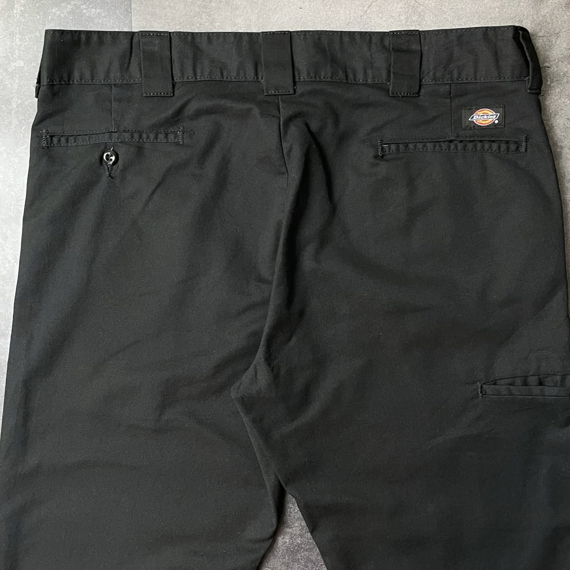 DICKIES 디키즈 빈티지 블랙 테이퍼드핏 워크팬츠 A01056 상품이미지6