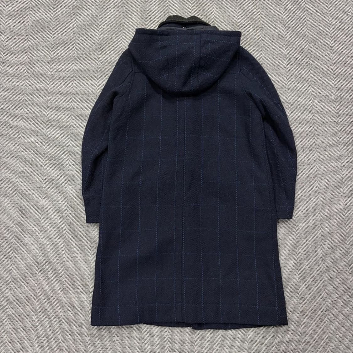 해리스트위드 체크 더플 코트 v2669 상품이미지2