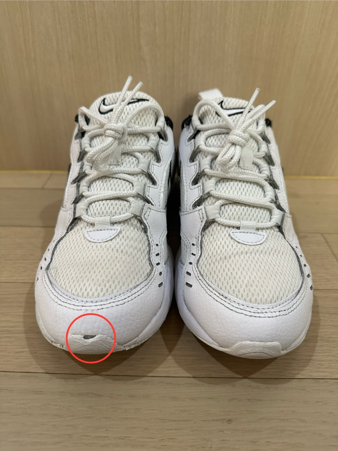 나이키 에어하이츠 화이트블랙 245 상품이미지8