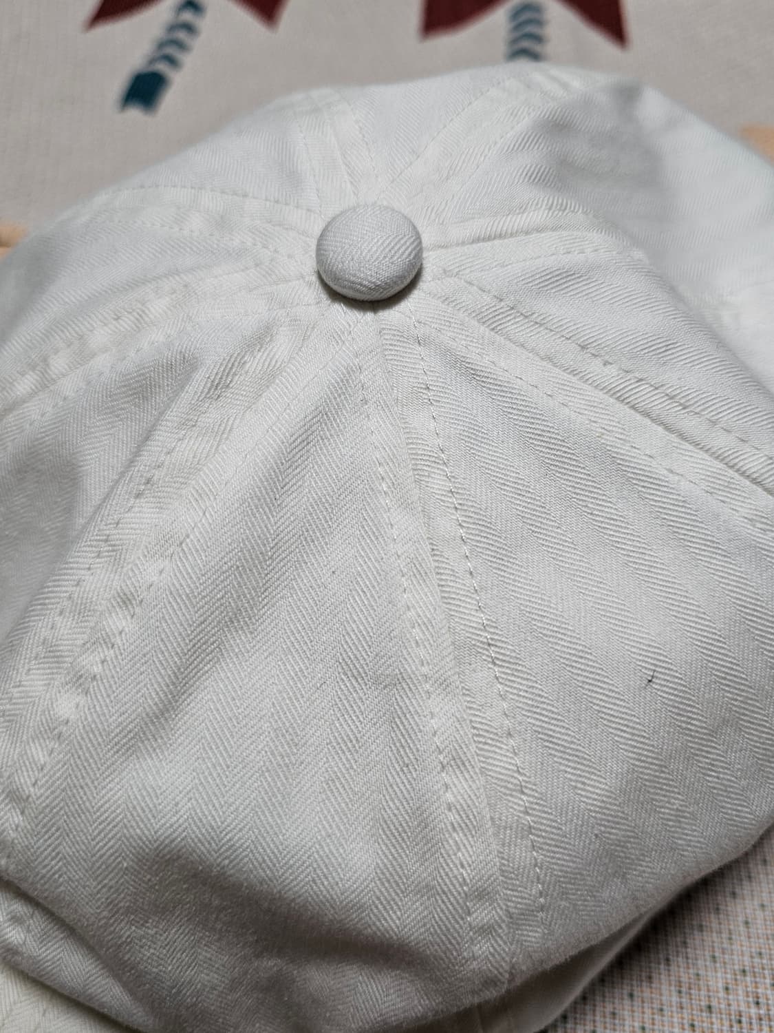Rrl 화이트 hbt 뉴스보이캡 L사이즈  상품이미지2