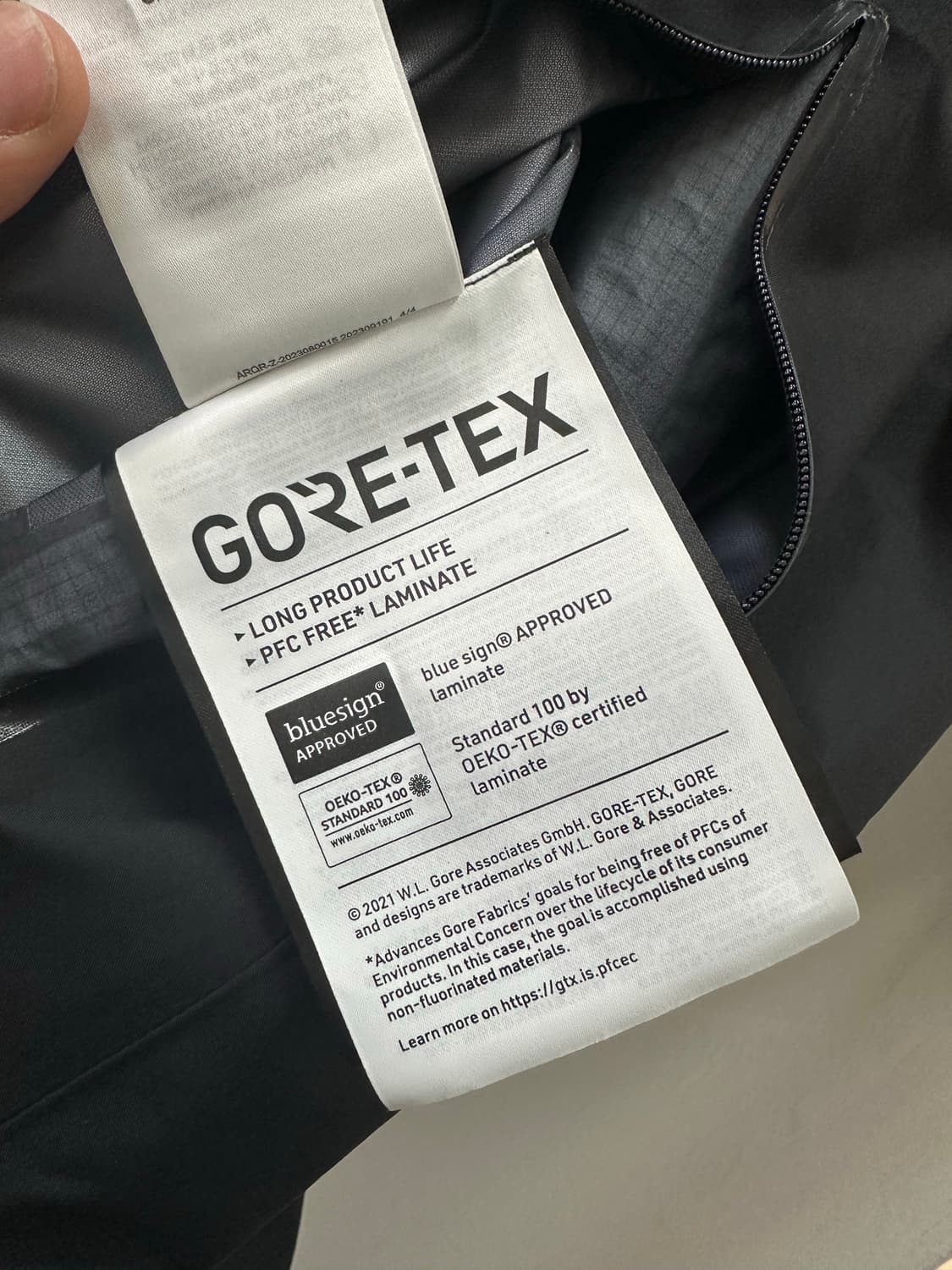 아크테릭스 베타 M 블랙 바람막이 상품이미지8