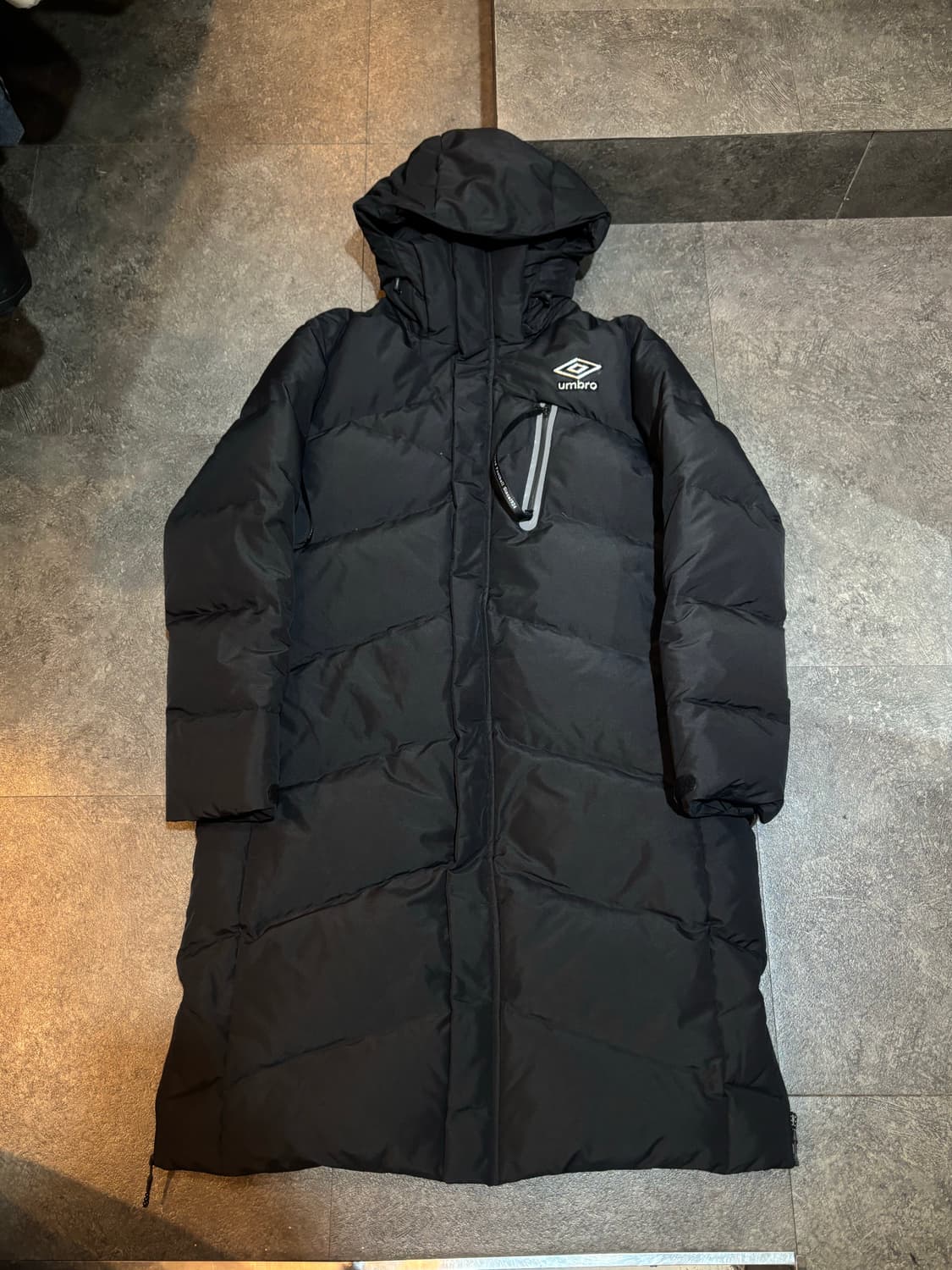 엄브로 롱패딩 블랙 S사이즈 상품이미지2