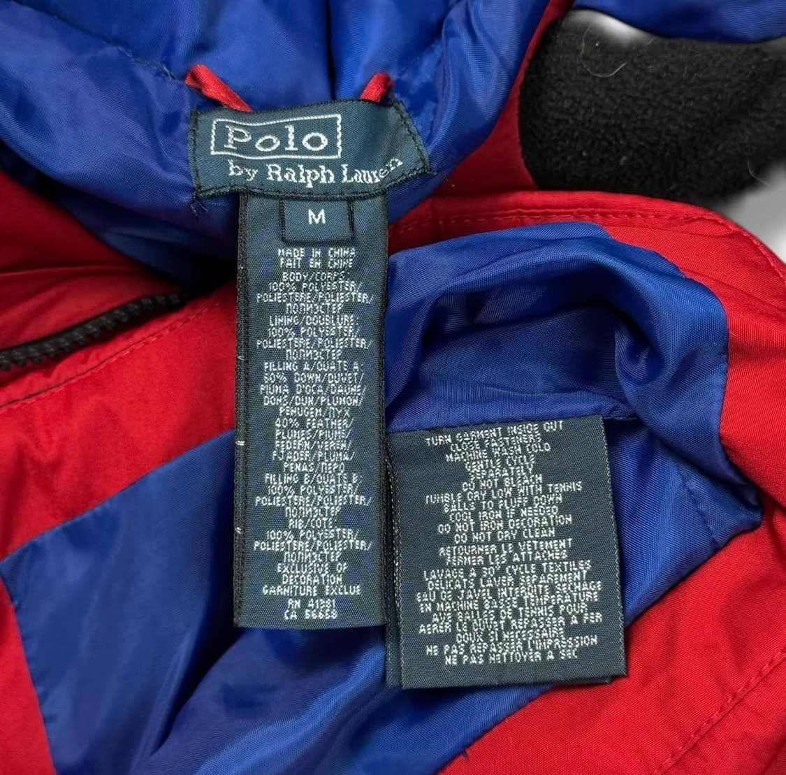 폴로 랄프로렌 빅포니 레드 패딩 상품이미지3