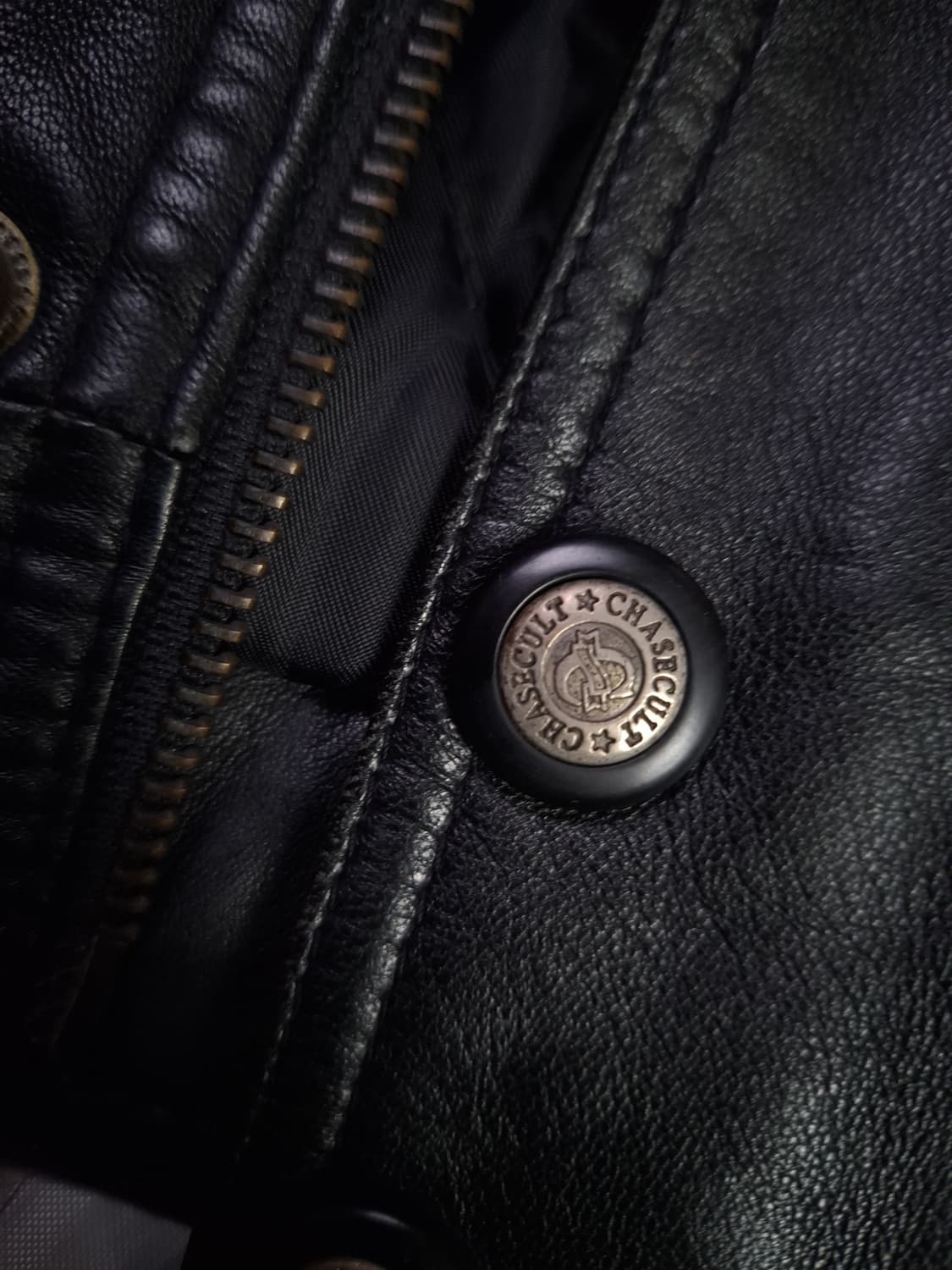 90's 국내산 리얼램스킨 봄버자켓 상품이미지4