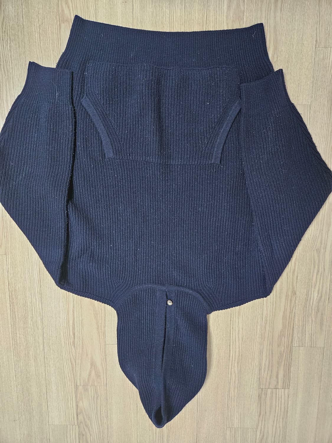 스티브알란 니트 후드 상품이미지2